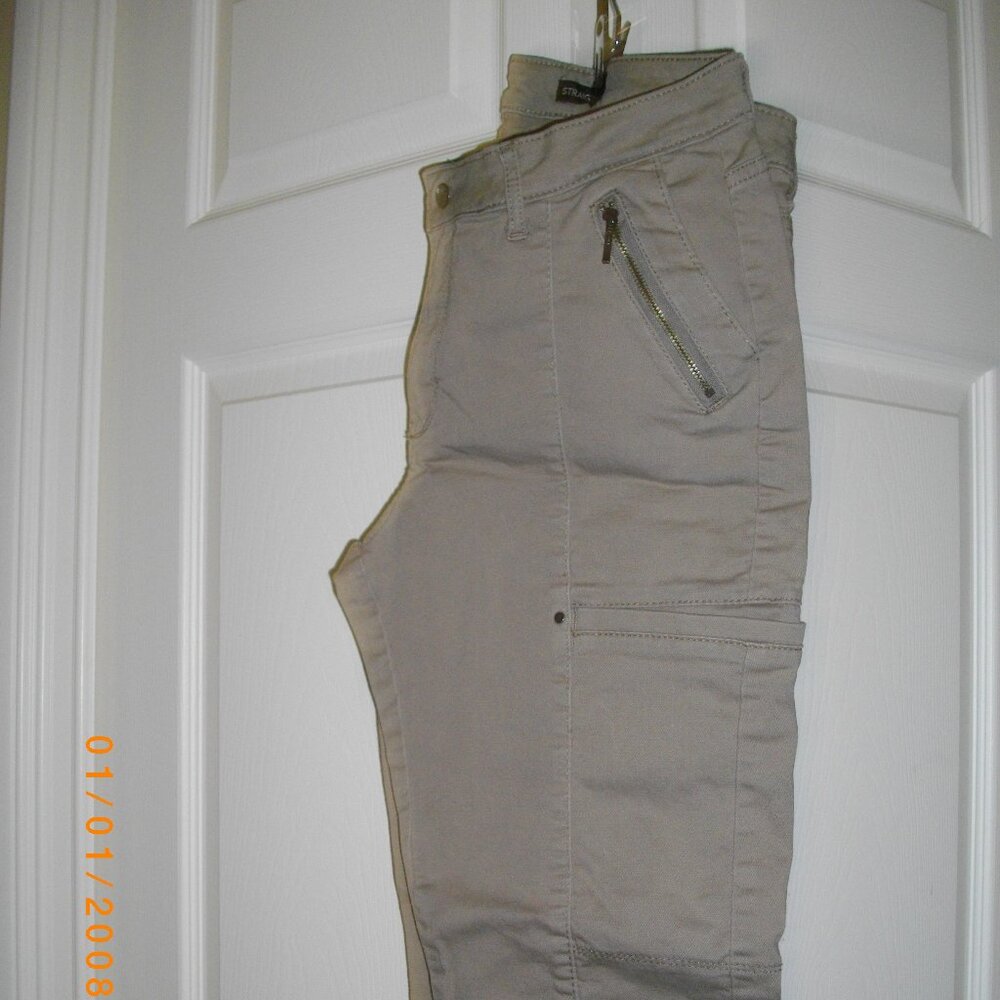 Women's Lee cargo pants, taupe/dark khaki, size 10.